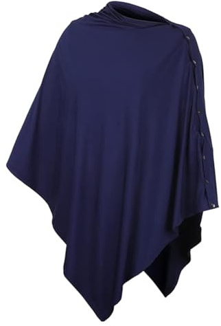 GARIOUANS Cobertor de Lactancia para Mamá, Poncho de Enfermería para Cochecito de Ñiño, Poliéster y Algodón, Fácil de Poner, para Exterior