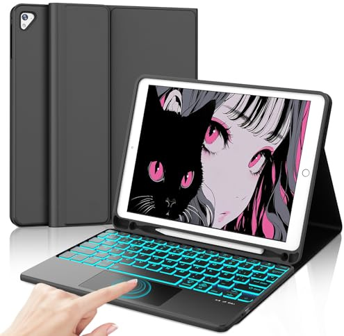 Funda Teclado para iPad 6/5 Generacion 9.7/Air 2/Air 1/Pro 9.7 Pulgadas