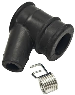 Zündkerzenstecker + Zündfeder for Benzin-Kettensägen, Ersatzteil, Gummikappe, Zubehör, Gartengerät