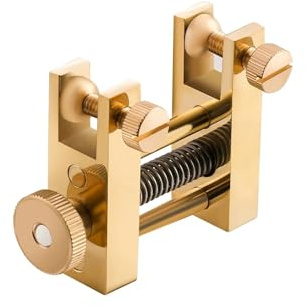Geige Messing Rand Klemme Gitarrenbauer Geige Cello Gitarre Rand Clip Risse Seiten Bulid for Gitarrenbauer Holz Reparatur Risse Schließen werkzeug(Brass Edge Clip)