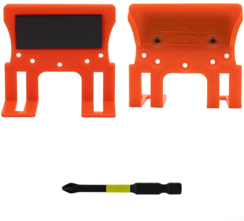 Placa de fijación de bisagra magnética naranja con guía de espacio de 2,5 mm para bisagras de copa de 35 mm alineación precisa para carpintería