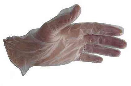 Supertouch Vinyl Gloves - Powder-Free Latex-Free Disposable Gloves | Clear Non-Sterile Ambidextrous Smooth Finish Beaded Cuff | Food-Safe