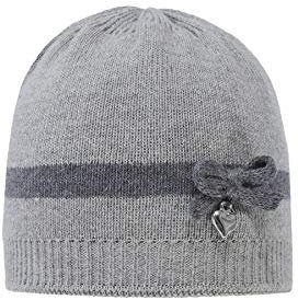 Döll Baby - Mädchen Topfmütze Strick Mütze, per Pack Grau (Light Gray Melange|Gray 8100), 49 (Herstellergröße: 49)