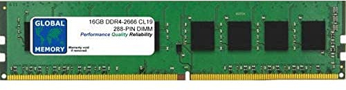 16GB DDR4 2666MHz PC4-21300 288-PIN DIMM MINNE RAM FÖR PC-DATORER/MOTORBOARDS