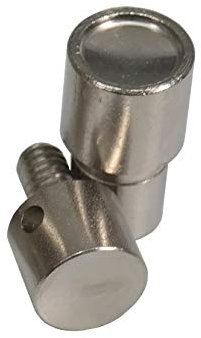 IstaTools Remaches huecos, doble cabeza, inoxidable, latón, en 6 mm, 7 mm, 9 mm, 10 mm o 13 mm (1, 10 mm)