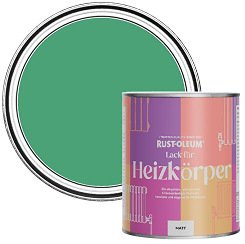 Rust-Oleum Green Radiator Paint in Matt Finish - Emerald 750ml