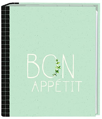 moses. Raccoglitore per ricette in formato DIN A5, cook & style, con 25 fogli di ricette e 5 tasche per registro, il libro di cucina e da forno personalizzato per scrivere