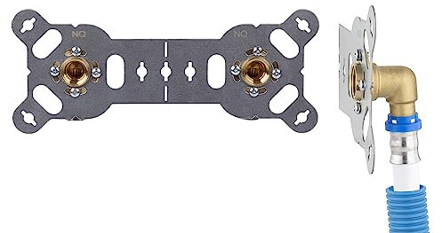 NOYON & THIEBAULT Platine Sécable sortie de Cloison pour tube Multicouche à Sertir Ø16 raccordement robinetterie douche | baignoire | lavabo | WC | machine à laver | radiateur