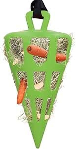 Hay Slowfeeder Fun&Flex radice – Ø 22 cm – Mangiatoia da fieno per cavalli – Adatto per animali da pascolo – Contro il decadimento delle stalle – Promuove la salute – Fino a 1 kg di fieno – Verde