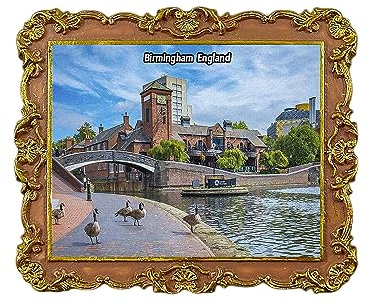 Birmingham England UK Kühlschrankmagnet 3D Reise Souvenir Kühlschrank Dekoration Magnetaufkleber Craft Collection