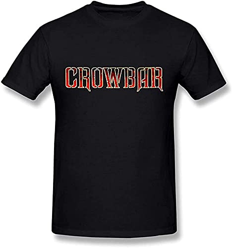 Crowbar Band Men's Cotton T-Shirt Black Shirt Top Tee L