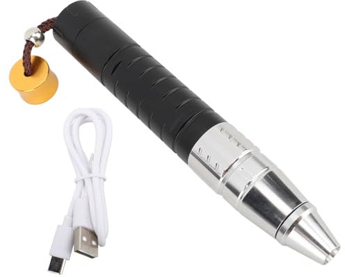 Miokycl Luces de identificación de piedras preciosas con interruptor trasero USB tipo C UV luz blanca amarilla 3 en 1 LED 365nm linterna para gemas jade