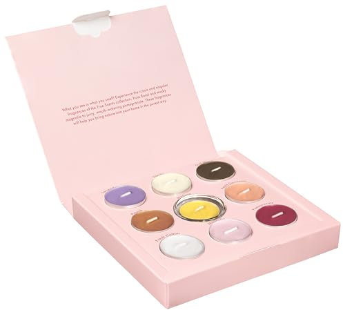 Bolsius True Scents Teelichter Geschenkset - Duftteelichter - verschiedene Düfte - Brenndauer 4 Stunden - Enthält Naturliches Pflanzenwachs - Geschenktipp - Dekorative Haushaltkerzen - Ohne Palmöl