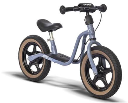 PUKY LR 1L BR | Laufrad ab 2,5 Jahren mit kindgerechter Bremse | Ergonomisches Design | Tiefer Einstieg mit Trittbrett | Höhenverstellbarer Sattel & Lenker | Robuster Stahlrahmen