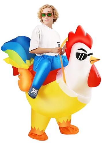 MIAOKE Inflatable Costume, Halloween Costumes Adult Inflatable for Men Women, Blow up Funny Fancy Dress