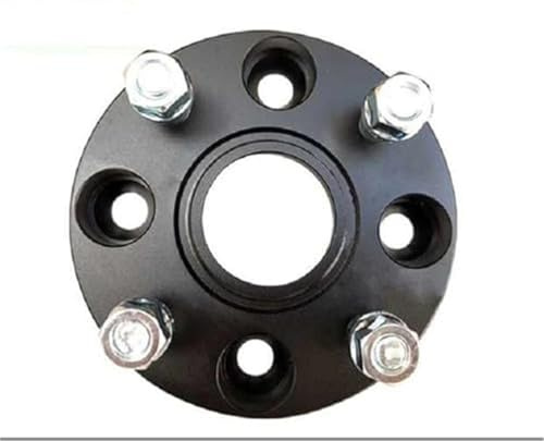 JUNPIY Entretoises Kit d'élargissement d'entretoises de roue 4x100 Hubcentric 60,1 mm Adaptateur en aluminium for voiture 15/20/25/30 mm, for Clio, for Captur Séparateurs Cales Plaque Entretoises de r