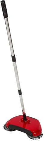 ABOOFAN Escoba de Mano Multifuncional con Recogedor Basura Mop de Limpieza de Superficies Duras y Color Aleatorio Color Aleatorio