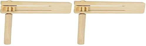Goki- Carraca de madera, Color natural (61893) (Paquete de 2)