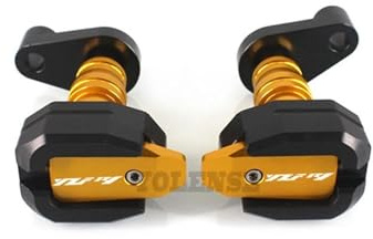 Sturzschutz Für Yamaha YZF-R1 YZFR1 YZF R1 2004-2008 2005 Motorrad Fallende Schutz Rahmen Slider Verkleidung Schutz Anti Crash Pad Protector Motorradteile(Gold)