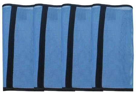 yeeplant 4 mosquiteras para patas de caballo, protección de malla transpirable, suministros equinos para granja de caballos, botas de mosca fáciles de llevar, leggings tejidos de PVC, 15 x 7.5 x 1.2