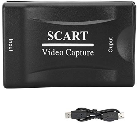 Omquot USB 2.0 SCART Card, Professional Video Recording Box for Editing and Converting, Ideal for Novice Users