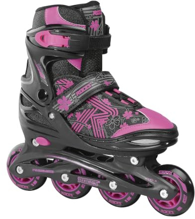 Roces Jokey 3:0 Inline-skateboards, svart-rosa, 30 EU, Svart rosa, 30 EU