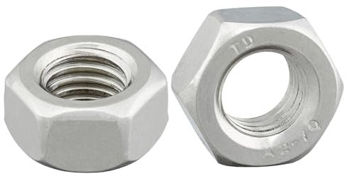 25 Stück Sechskantmutter DIN 934/ISO 4032, Standard, Edelstahl A2 V2A, Schraubenmutter, Edelstahlmutter, Sechskant-Mutter, V2A Mutter (M10, 25 Stück)