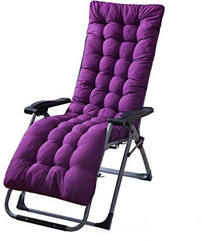 YLXD 170 * 53 * 8cm Lounge Sessel Kissen, Sonnenliege Kissen, Liegestuhl Lounge Pad, Gartenmöbel Liegestuhl Sitzkissen, Klappbar Waschbar, Für Terassen Oder Den Garte(Ohne Stuhl)