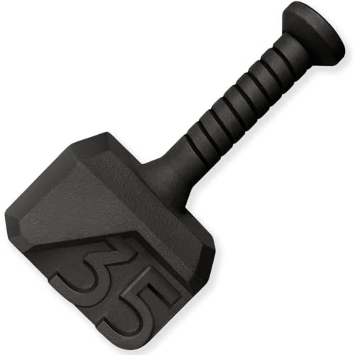 Yes4All Spezielle Form Hammer 15,9 kg Kugelhantel Anti-Rutsch-Griff Workout für Macebell Gewichte Übungen, Liegestütz, Griff Krafttraining Ausrüstung