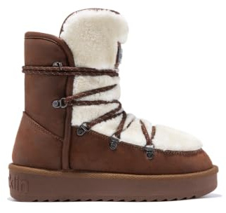 D.Franklin - Bottes Australiennes d'Hiver pour Femme avec Doublure en Fourrure - Nordic Trk