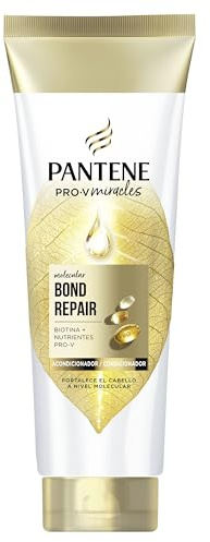 Pantene Molecular Bond Repair Acondicionador con Biotina 160ml Fórmula Pro-V para Pelo Seco y Dañado. Da Fuerza y Deja el Pelo más Sano y Regenerado. Enriquecido con Nutrientes