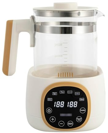 Flaschenwärmer Baby, Baby Flaschenwärmer Unterwegs mit LED-Nachtlicht, and Temperaturregelung, 220V 600W Flaschenwärmer Thermostatische Zeit 72h, für Muttermilch und Babynahrung
