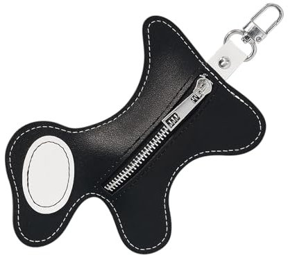Hundekotbeutelhalter, Kotbeutelspender, Müllbeutelhalter - Hundebeutelhalter mit Hundemotiv für Reisen, Spazierengehen, Park im Freien, Topfhalter für