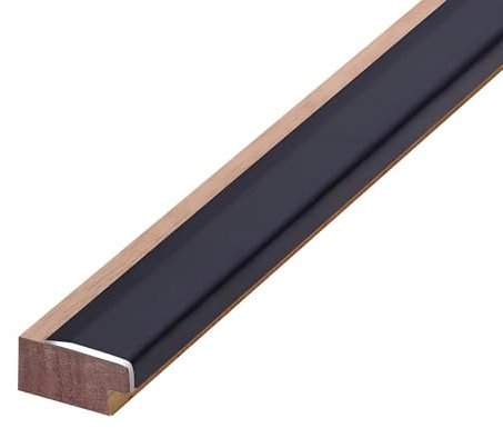 Coayuou Treppenkantenprofil 3 Stück 90cm Metallleiste Abschlussleiste Laminat Aus Aluminium Kantenschutz Für Ihre Treppen, Für Den Innen- Und Außenbereich Geeignet(Schwarz,1.4 * 0.4cm)