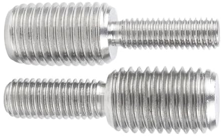 Xuro Pernos de reducción M4 M5 M6 M8 M10 M12 M16 con tornillos sin cabeza de doble extremo for conversión de adaptador de cámara de acero inoxidable 304(M5x15 to m6x15(10pcs)
