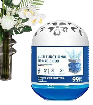 Purificadores De Aire Para El Hogar - Eliminador de Polvo y Malos Olores Purificación 120g | Eliminador de Olores - Para El Hogar, Oficina, Dormitorio, Baño, Cocina, Apartamento, Sótano Y