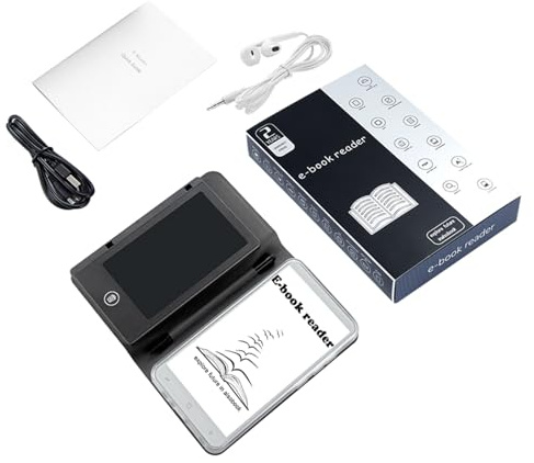 Yctze Lecteur électronique sans Encre de 5 Pouces, Lecteur électronique à Disposition Spacieuse, Bloc-Notes avec Stylo Capacitif, Idéal pour Les Romans, Les Livres, Les Bandes Dessinées et Les