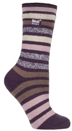 Heat Holders – dam vinter extra varma termostrumpor/gosiga strumpor som present, Cabin Fever Brown, 37-42 EU