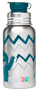 ergobag Zubehör Edelstahl - Trinkflasche, 500 ml, monster, taglia unica, Monster, One Size