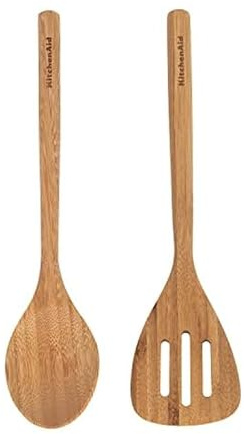 KitchenAid Pfannenwender und Löffel, Bambus, 2-teilig