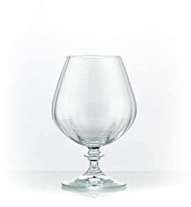 Crystalex Cognacgläser Brandyglas Kristallgläser Angela Optic klar 400 ml 6er Set Bohemia