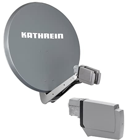 Kathrein CAS 90 gr Sat-Antenne multifeedfähig Graphit (grau) - 4 Teilnehmer