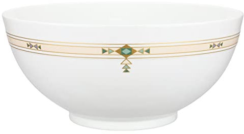 Villeroy & Boch Schüssel groß Paloma Picasso Montserrat, Porzellan, weiß, Art Deco, Round, Abendessen, Salat, Dishwasher safe, Microwaveable, Keramik, Bowl