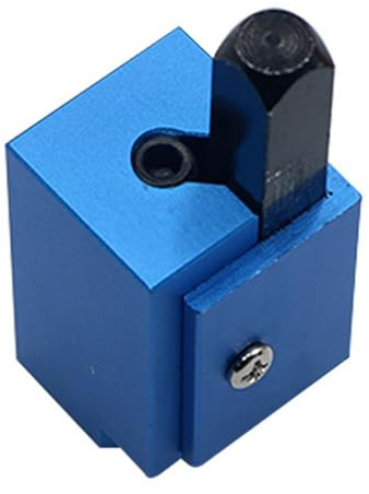 Ciseau D'angle pour Couper Le Bois, Outil D'équerrage Outil D'artisanat de Travail Du Bois, Outil D'équarrissage Portatif En Métal de Précision pour Les évidements Charnière de Porte Mortaisée, Bleu