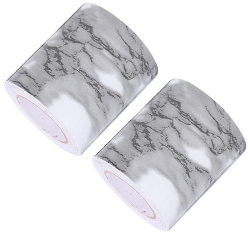 KITANDOVE 2rollen Flexible Marmor Wandverkleidung Selbstklebend Für Wohnzimmer Schlafzimmer Flure Robuste Einfach Zu Installierende Bordüre Für Elegante Dekoration