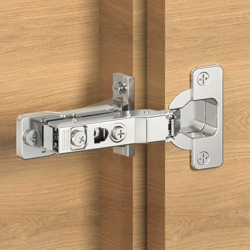 Cosycove Face Frame Inset Cabinet Hinge (4pcs), 105 Face Frame Insert, Soft Close, Silent, 6 Way Adjustable Hinge for Kitchen Cabinets, Bookcases, Wardrobes