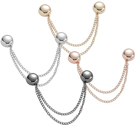 4 Stück magnetische Hemdklammern für Damenbekleidung, bunte magnetische Kleidungs-Clips, kreative Schal-Clips, nadellose Brosche für Damen, Kleidung, Hijab