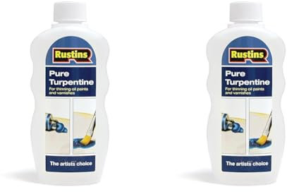 RUSTINS Pure Turpentine 500ml (Pack of 2)