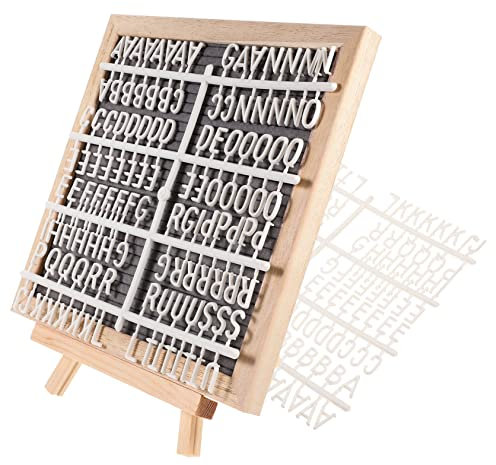 KICHOUSE Filz-nachrichtentafel Mit Buchstaben Staffeleiständer Aus Holz Buchstaben-filztafel Für Dekorationsanlässe
