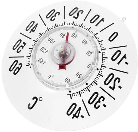 Mikikit Termometro Per Con Ventosa Per Misurazione Temperatura Esterna Termometro Da e Esterni Piccolo e Portatile Per